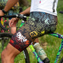 Squid x Eliel Bib Shorts - Sunset Chunz